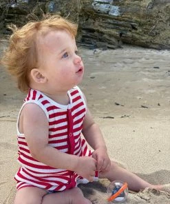 Me & Henry Pablo Stripe Playsuit