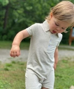 Boys Me & Henry Drift Polo Romper