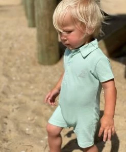 Boys Me & Henry Drift Polo Romper