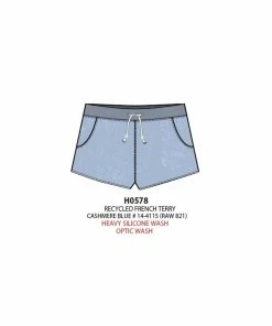 Tween Paper Flower Raw Edge Pocket Short