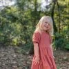 Girls Vignette Alice Persimmon Dress