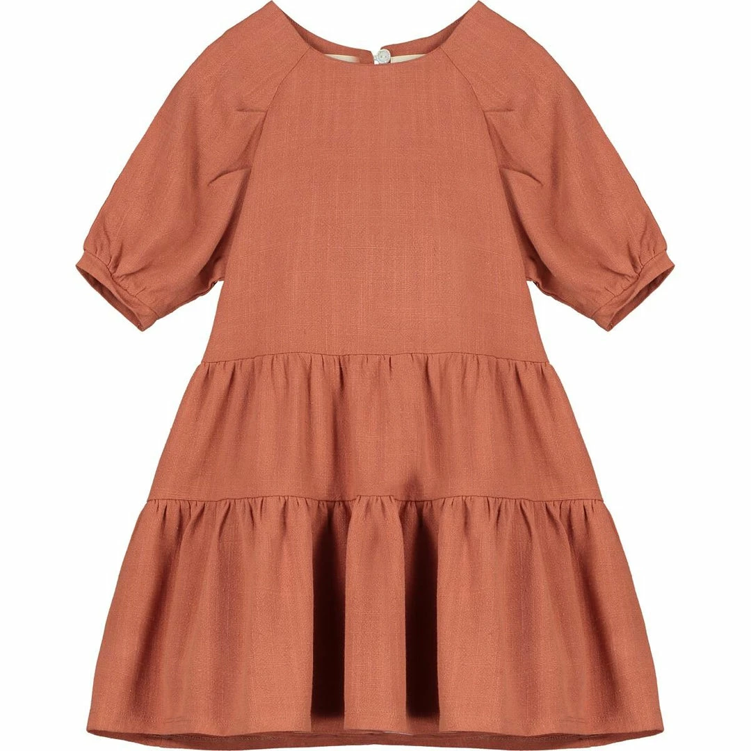 Budget π Girls Vignette Alice Persimmon π Dress β 4 Girls Vignette Alice Persimmon Dress