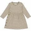 Vignette Brown & Cream Stripe Madigan Dress