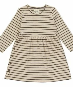 Vignette Brown & Cream Stripe Madigan Dress