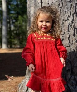 Girls Poppet & Fox Zion Flower Meadow Dress