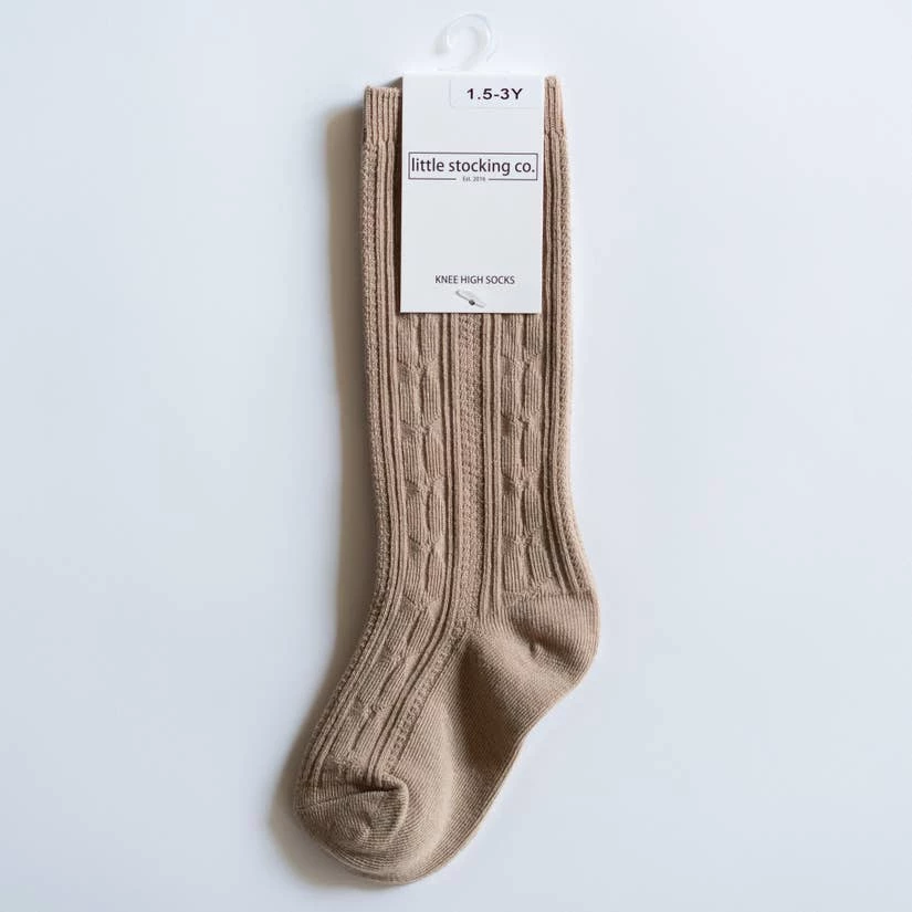 Cheapest π Girls Little Stockings Company Cable Knit Knee Sock π₯° 5 Girls Little Stockings Company Cable Knit Knee Sock