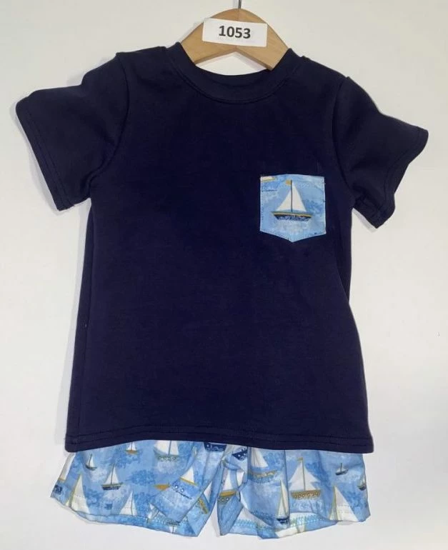 Coupon π₯° Emma Jean Kids Sailboat Boys Short Set Clearance π 3 Emma Jean Kids Sailboat Boys Short Set Clearance