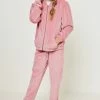 Tween Hayden Ribbed Velour Hoodie