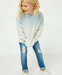 Hayden Garment Dip Dyed Hoodie Tween