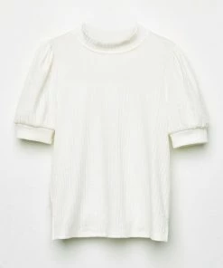 Tween Hayden Textured Puff Sleeve Top