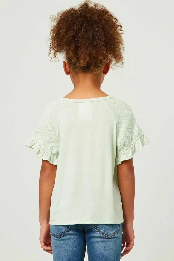 Cheapest π Tween Hayden Smocked Shoulder Top π₯ 4 Tween Hayden Smocked Shoulder Top