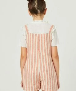Hayden Stripe Button Romper