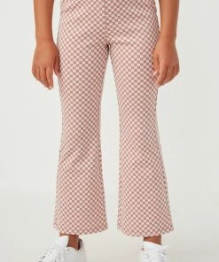 Tween Hayden Pink Checkerboard Pant