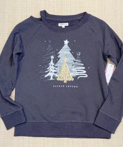 Tween Paper Flower Sparkle Christmas Trees