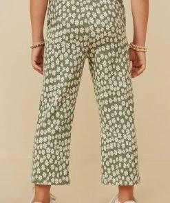 Tween Hayden French Terry Daisy Pant