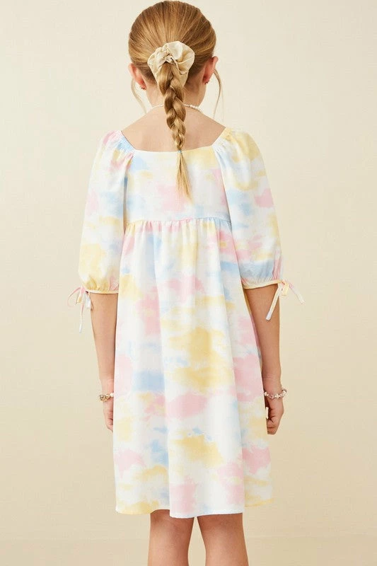 Coupon 😉 Hayden Cloudy Tie Dye Print 👗 Dress 😉 6 Hayden Cloudy Tie Dye Print Dress