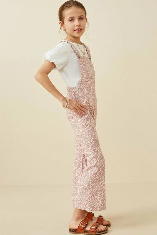 Budget π Hayden Ditsy Floral Bell Bottom Overalls Tween π 4 Hayden Ditsy Floral Bell Bottom Overalls Tween