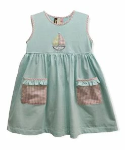 Girls Banana Split Sailboat Dress