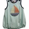 Banana Split Boys Sailboat Knit Bubble