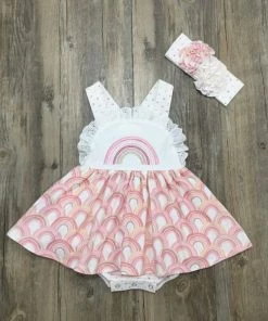 Baby Clothes Serendipity Boho Rainbow Bubble Dress