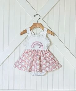 Baby Clothes Serendipity Boho Rainbow Bubble Dress