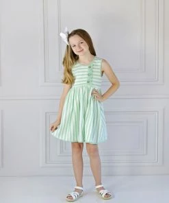 Serendipity Eden Stripe Dress Girls