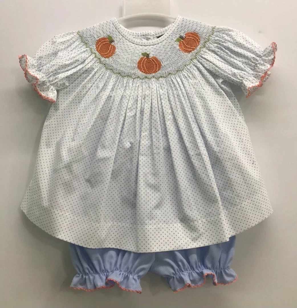 New π Banana Split Pumpkin Dot π Dress & Bloomer π€© 3 Banana Split Pumpkin Dot Dress & Bloomer