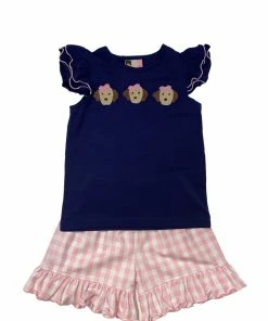 Banana Split Puppies Girls Short Set