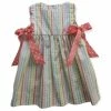 Banana Split Rainbow Gingham Check Dress