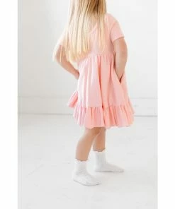 Little Stockings Company Little Stockings Co Midi White Fancy 3 Pack Girls