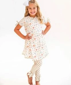 Charlies Project Vintage Pumpkin Charley Pant Set Girls