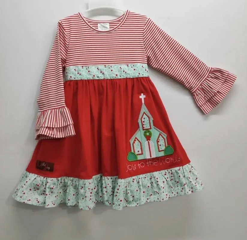 Hot Sale π Girls Millie Jay Joy To The World π Dress β 3 Girls Millie Jay Joy To The World Dress