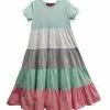 Millie Jay Color Block Pastel Maxi Dress