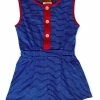 Millie Jay Royal Stripe Lilly Romper Girls