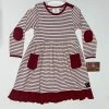 Millie Jay Madison Burgundy Dress Girls