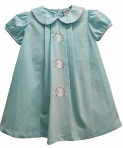 Three Sisters Bunny Embroidery Dress