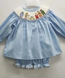 Three Sisters Nativity Bloomer Set