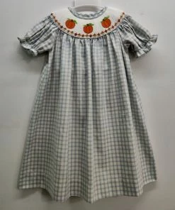 Three Sisters Pumpkin Smocked Bishop
