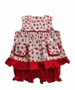 Three Sisters Strawberry Fields Bloomer Set