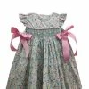 Three Sisters Flower Festival Geo Smocked Dress