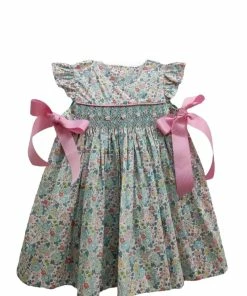 Three Sisters Flower Festival Geo Smocked Dress