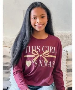 Paper Flower Christmas Girl Sweatshirt