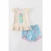 Brand new 🧨 Clearance Honeydew Seahorse 👧 Girls Short Set 👏 2 Clearance Honeydew Seahorse Girls Short Set