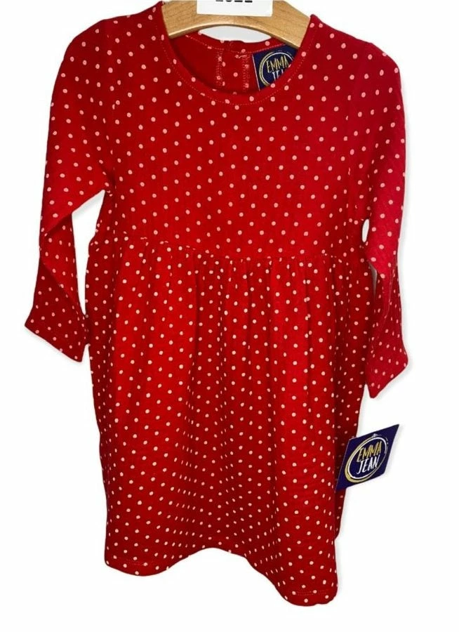 Promo π Emma Jean Kids π§ Girls Emma Jean Red Dot π Dress π 3 Emma Jean Kids Girls Emma Jean Red Dot Dress