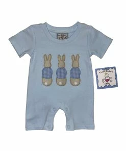 Boys Three Sisters Baby Boy Bunny Hop Romper