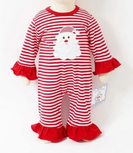 Best reviews of ✨ Three Sisters Baby Clothes Three Sister Stripe Santa Ruffle Romper ✔️ 3 Three Sisters Baby Clothes Three Sister Stripe Santa Ruffle Romper