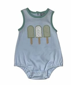 Three Sisters Baby Summer Treats Boys Applique Bubble