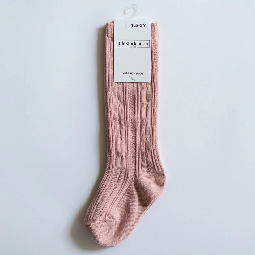 Cheapest π Girls Little Stockings Company Cable Knit Knee Sock π₯° 7 Girls Little Stockings Company Cable Knit Knee Sock