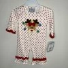 Best deal 💯 Three Sisters Polka Dot Reindeer Lights Ruffle Romper 🔥 1 Three Sisters Polka Dot Reindeer Lights Ruffle Romper