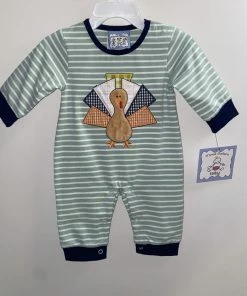 Three Sisters Turkey Days Boys Romper